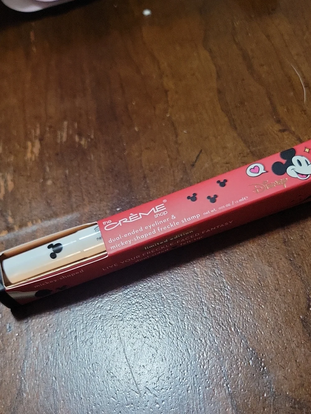 Creme shop duo ended eyeliner and Mickey shaped Freckle stamp black